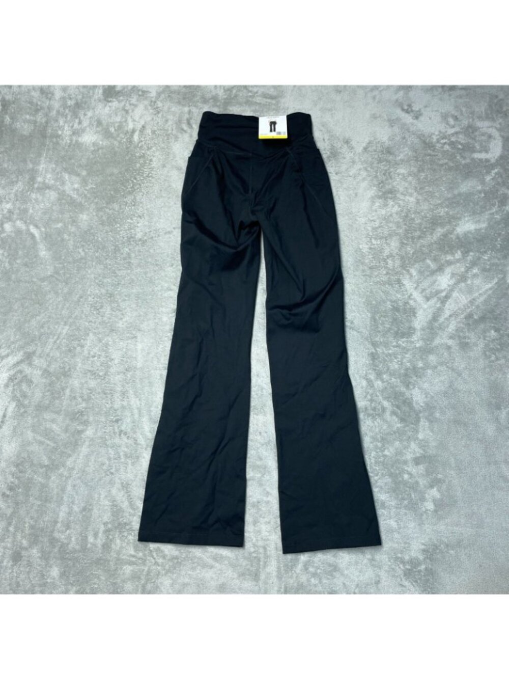 NWT Jockey Women's S Black Yoga Pants High Waist Wide leg Pockets C0419 - Picture 5 of 13